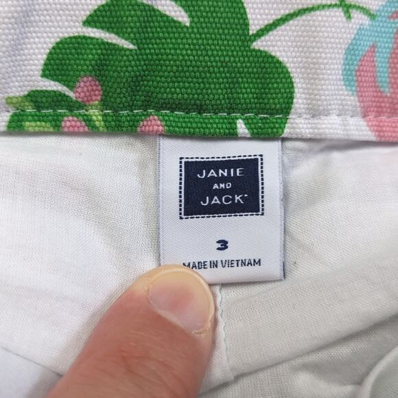 Janie and Jack Shorts Girls Size 3 Floral - Picture 8 of 10